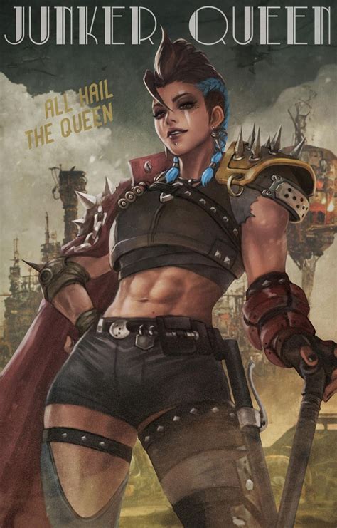 Junker queen hentai - JUNKER QUEEN. After defeating King Howl, Dez took over Junkertown and set to work uniting the factions, one diplomatic beatdown at a time. In time, the Reckoning even produced a champion of her own: Wrecking Ball. Now, as the Junker Queen, Dez uses her wastelander knowledge to control the Junkers and impose order when necessary, training them ... 